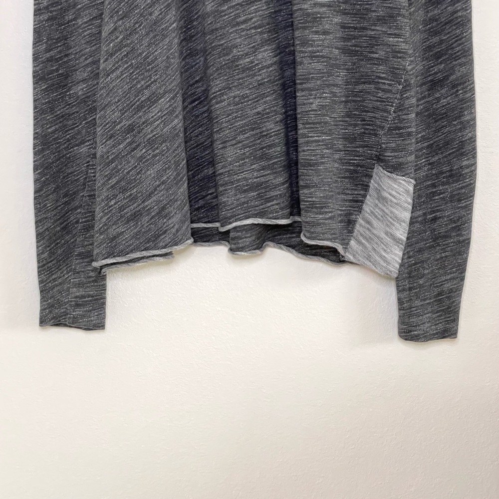 Free People Beach Cocoon Cowl Long Sleeve Slouchy Pullover Top Grey One Body - Picture 8 of 15